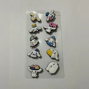 Cartoon Cinnamoroll Shoe Jibbitz Shoe Charms can be used for Crocs  (10pcs)